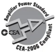 JENSEN VM9214R - CEA Power Ratings - 1