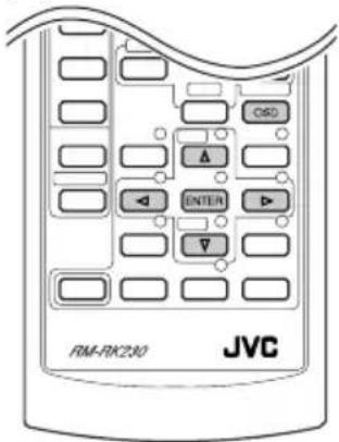 CSD Δ ENTER ▼ FM-FRC230 JVC