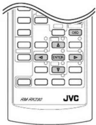 OSD Δ ENTER V RM-RK230 JVC