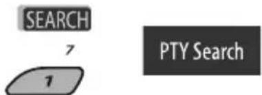 JVC KD-G847EE - Searching for FM RDS programme — PTY Search - 3