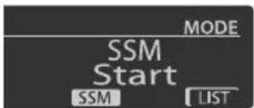 MODE SSM Start SSM LIST