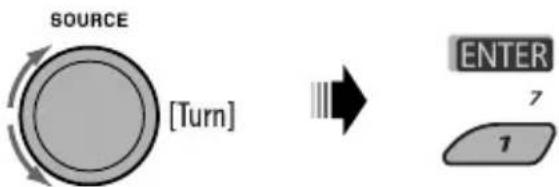 JVC KD-G847EE - Select the method to make a call. - 1