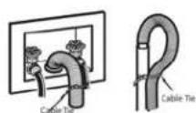 Avanti W711 - POSITIONING THE DRAIN HOSE - 3