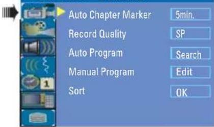 PHILIPS RTH718 - SETUP MENU - GENERAL - 1