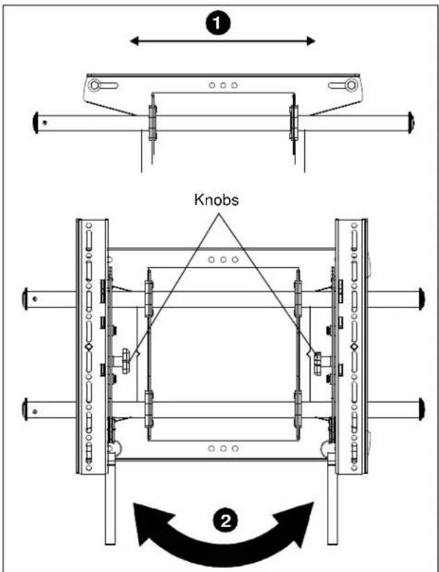 Knobs ① ②
