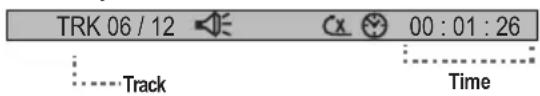 TRK 06 / 12 00 : 01 : 26 Track Time