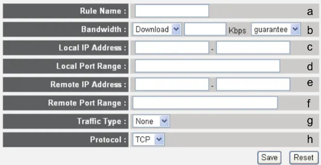 Intellinet Wireless Gigabit Router 524315 - 3-1-2 Add a new QoS rule - 1
