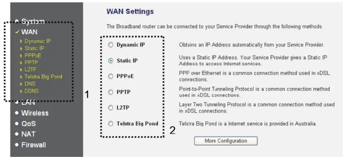 Intellinet Wireless Gigabit Router 524315 - 2-5 Setup Internet Connection (WAN Setup) - 1