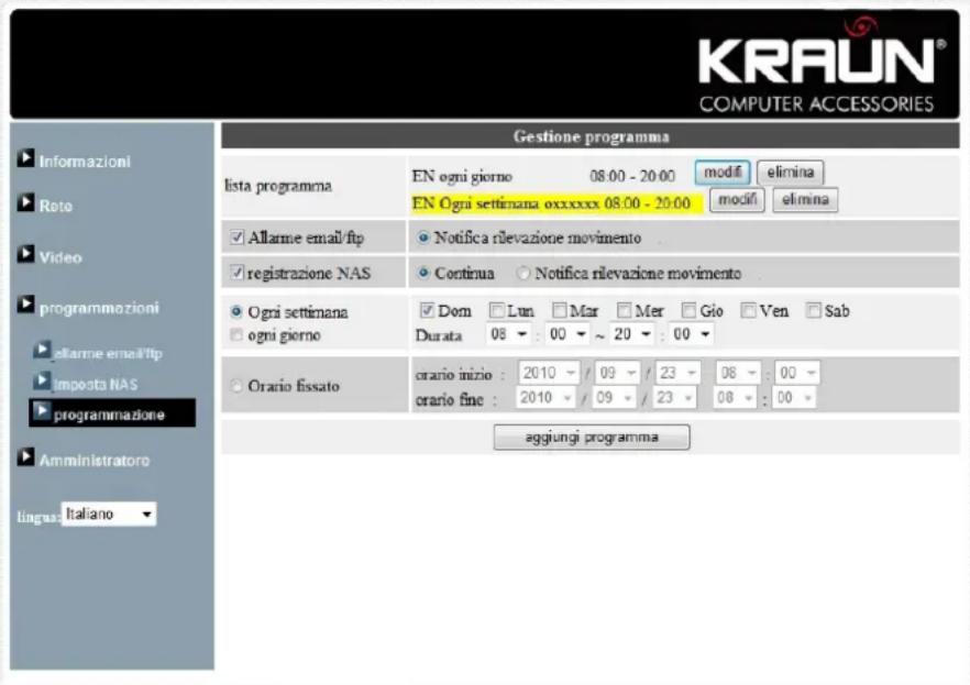 Kraun KW.01 - Scheduling - 1