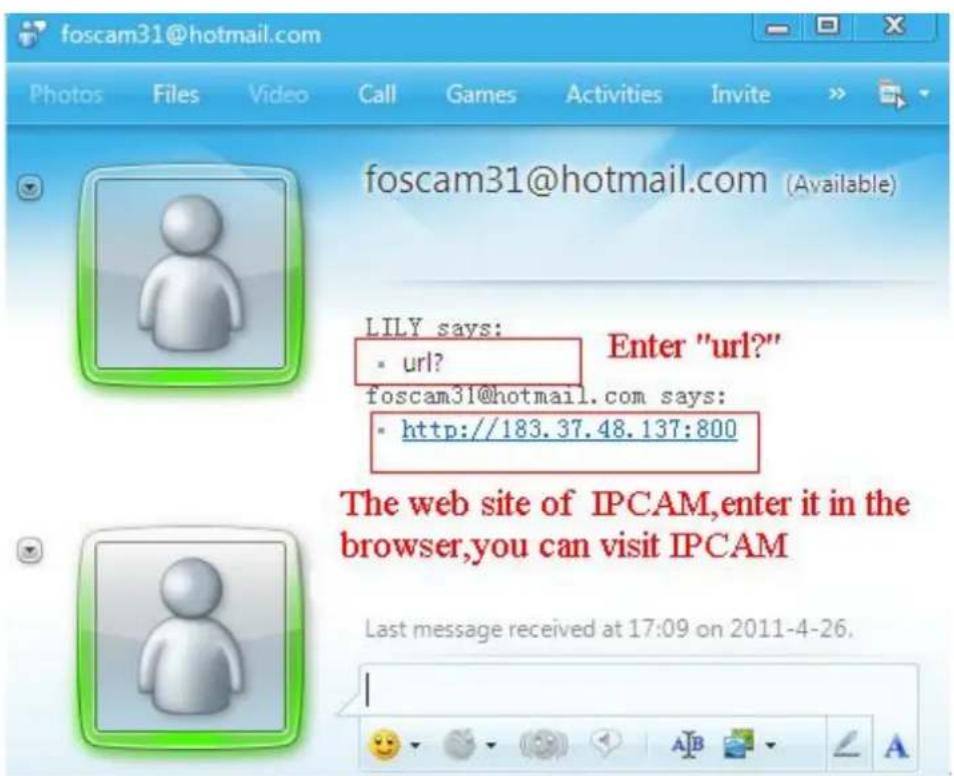 FOSCAM FI8916W-W - MSN Setting - 3