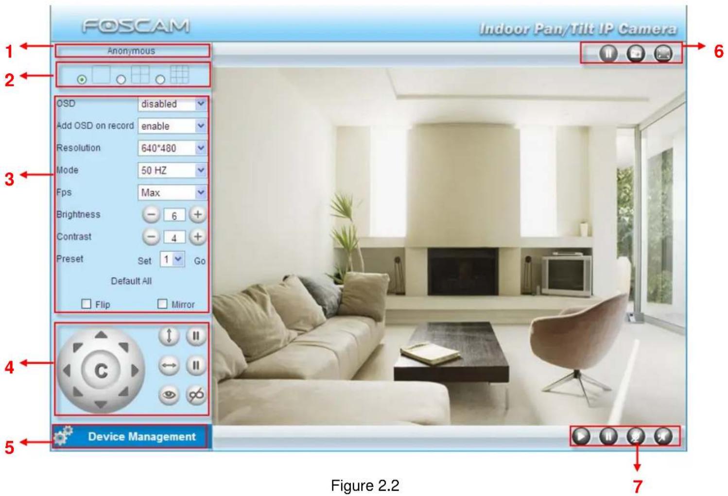 FOSCAM FI8916W-W - Surveillance Window - 1