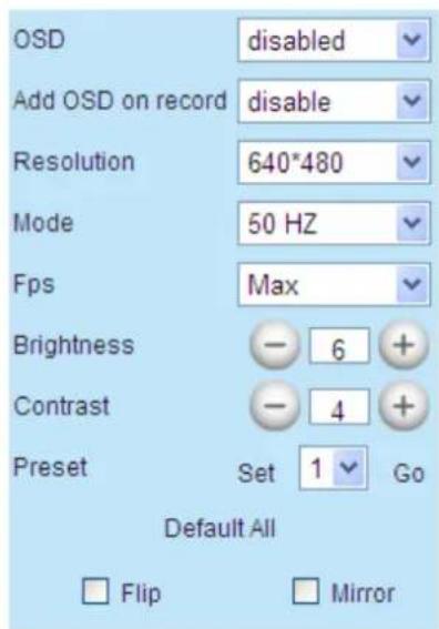 FOSCAM FI8916W-W - Section3 Image Parameters Settings - 1
