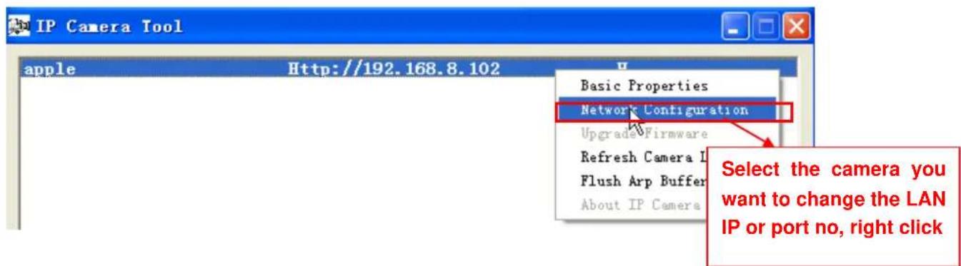 FOSCAM FI8916W-W - Another way to change the camera's LAN IP and HTTP Port no. - 1