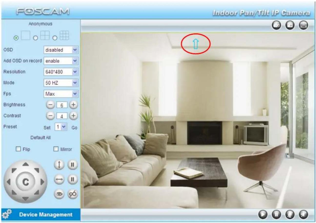 FOSCAM FI8916W-W - Onscreen Mouse Control - 1