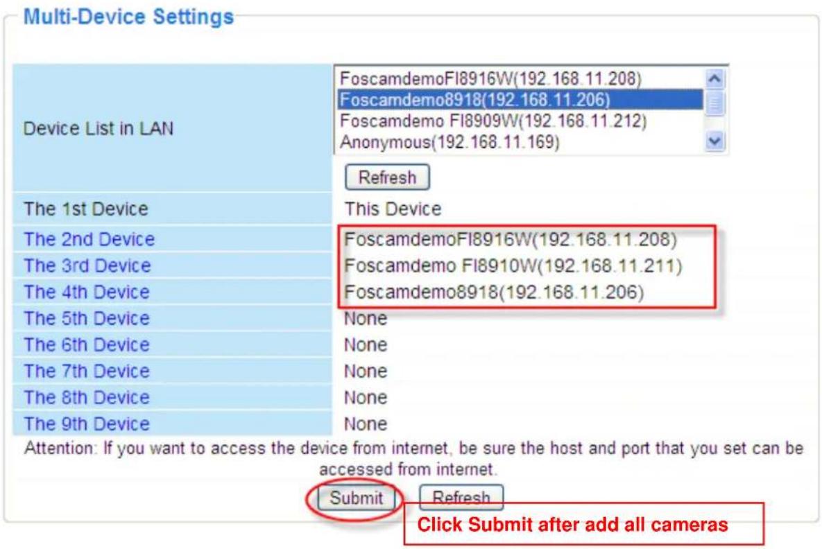 FOSCAM FI8916W-W - Add cameras in LAN - 2