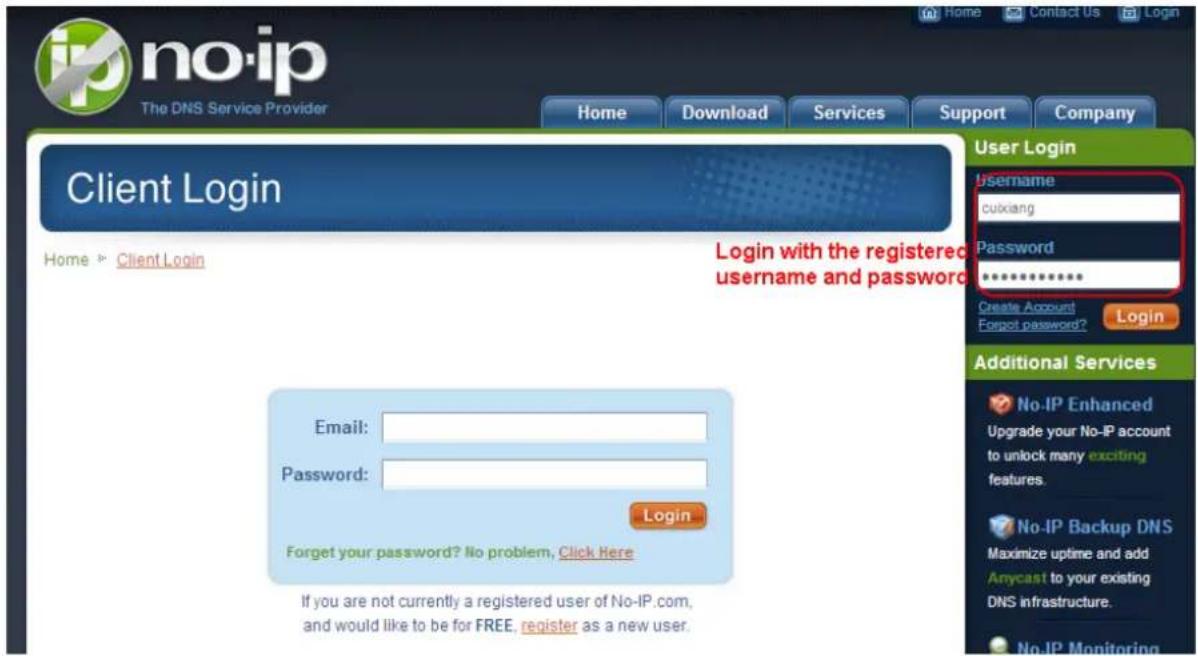 FOSCAM FI8916W-W - Third Party Domain Name Settings - 2
