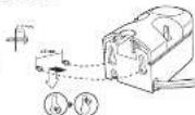 PANASONIC EW-DL80-S - ▶ Mounting the charger to the wall - 1
