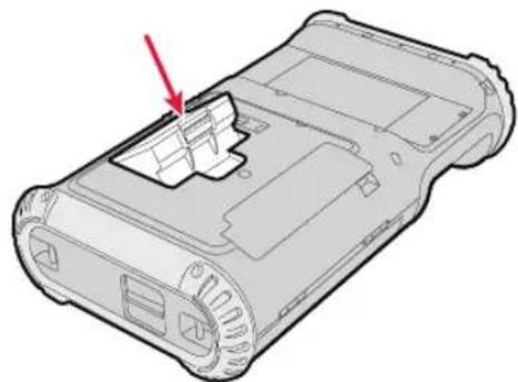 Intermec PW50A - To install the battery - 2