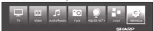 TV Video Audio/ResAudio Free AQUIS NET# URL SHARP