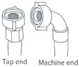 Fisher & Paykel WA55T56GW1 WashSmart - Inlet hoses - 1