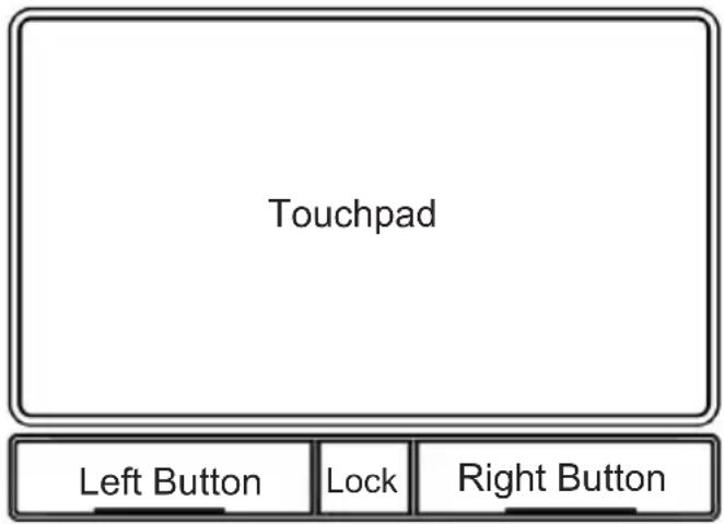 Touchpad Left Button Lock Right Button