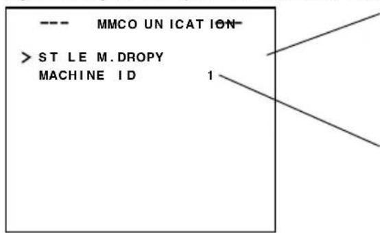 --- MMCO UNICATION- >ST LE M.DROPY MACHINE ID 1