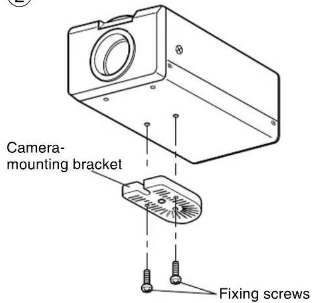 Camera- mounting bracket Fixing screws
