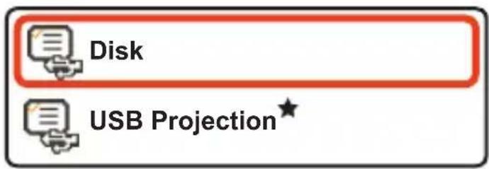 Disk USB Projection★