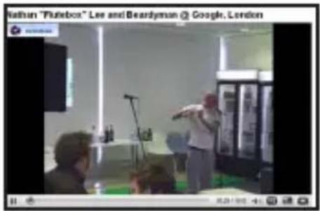 Hathan "Flutebox" Lee and Beardyman @ Google, London
