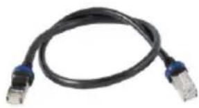 Mobotix MX-D25M-SEC-D76 - Ethernet Patch Cable for Bayonet Catch - 1