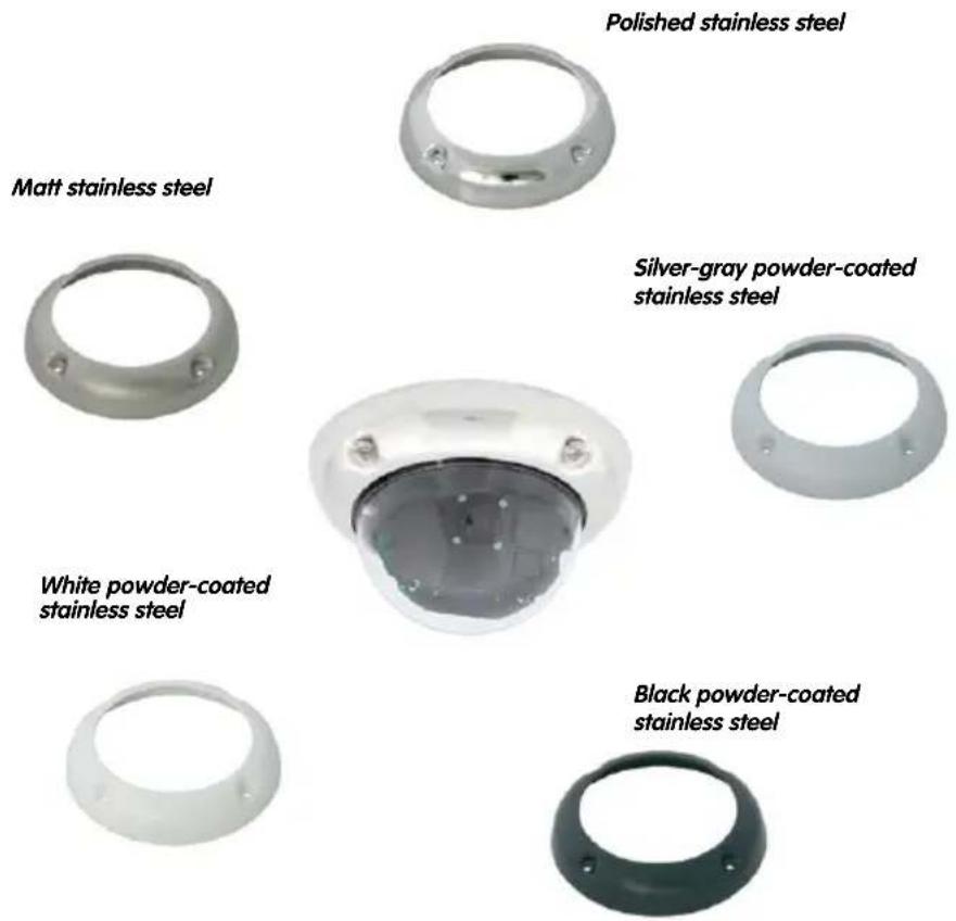 Mobotix MX-D25M-SEC-D76 - Available Variants of the MOBOTIX D25M Vandalism Outer Shell - 1