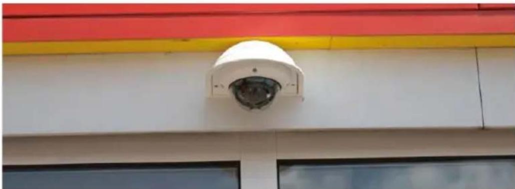 Mobotix MX-D25M-SEC-D76 - Wall Installation Using the Outdoor Wall Mount - 1