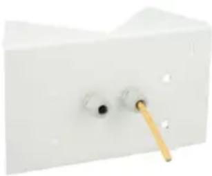 Mobotix MX-D25M-SEC-D76 - Mounting the Wall Mount to the Corner and Pole Mount - 1