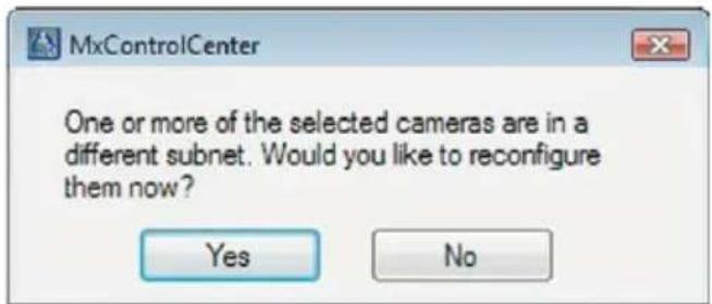 Mobotix MX-D25M-SEC-D76 - Reconfiguring Cameras in a Different Subnet - 1