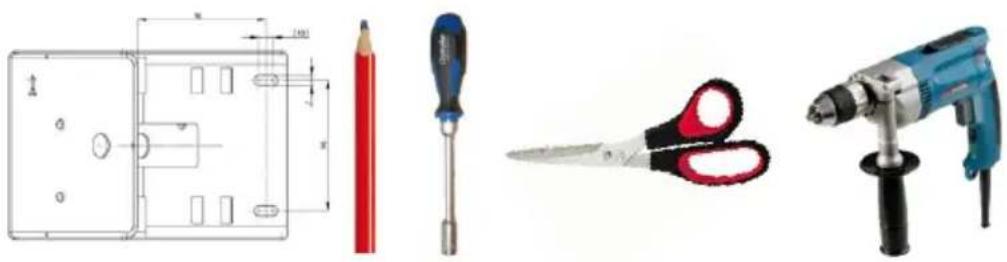 Mobotix MX-D25M-SEC-D76 - The Following Additional Tools Are Required For Installation Of The Corner Mount: - 1