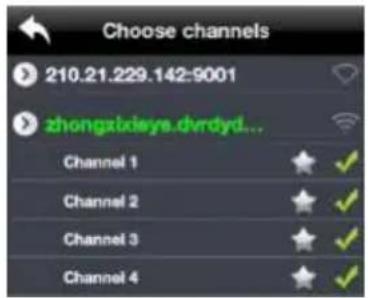 Choose channels 210.21.229.142:9001 zhongxixieye.dvrdyd... Channel 1 Channel 2 Channel 3 Channel 4