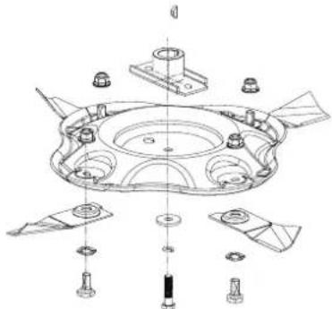MASPORT President 3000ST Combo E/S - BLADE SERVICING INSTRUCTIONS. BAR AND DISC BLADES. - 3