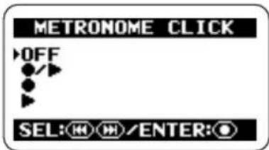 SAMSON ZH2 - Switch the metronome sounds on or off. - 1
