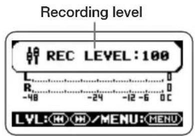 SAMSON ZH2 - ● Recording level setting - 1