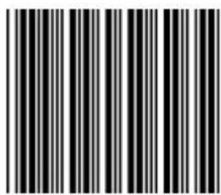 Black and white barcode image with vertical stripes