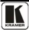 Kramer VP-701XL - The High Level Menu Structure - 1