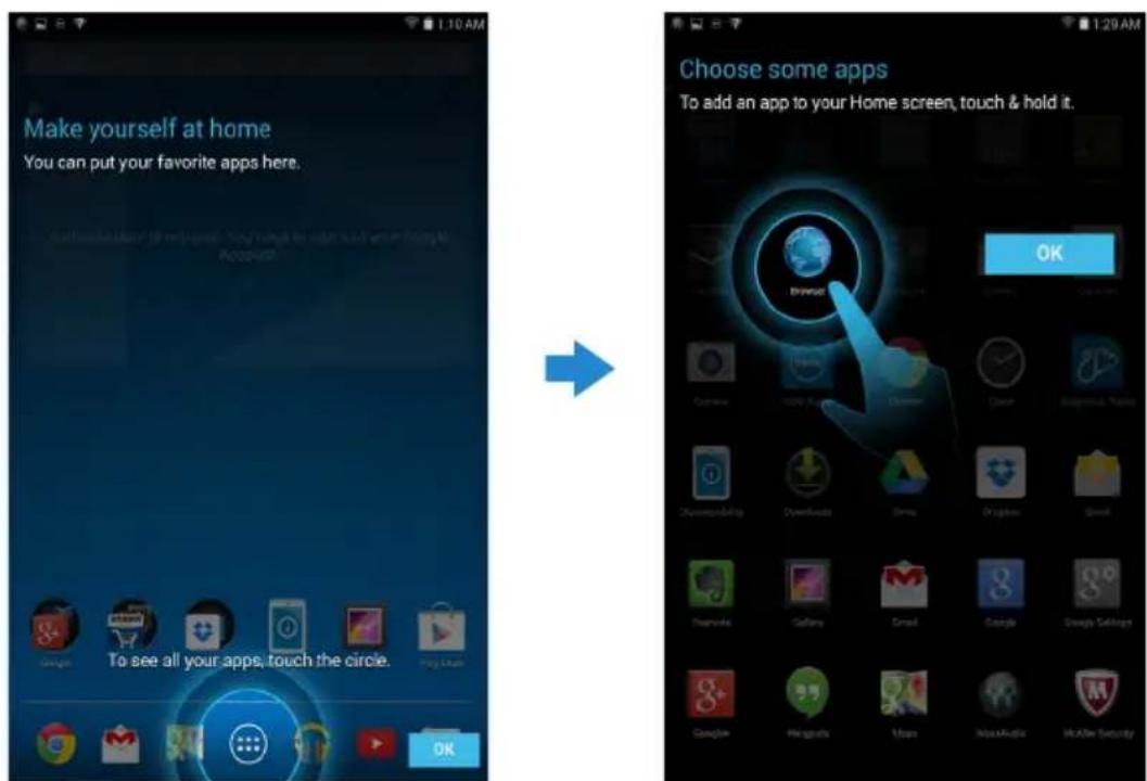 DELL Venue 3740 - Customizing the screen - 1