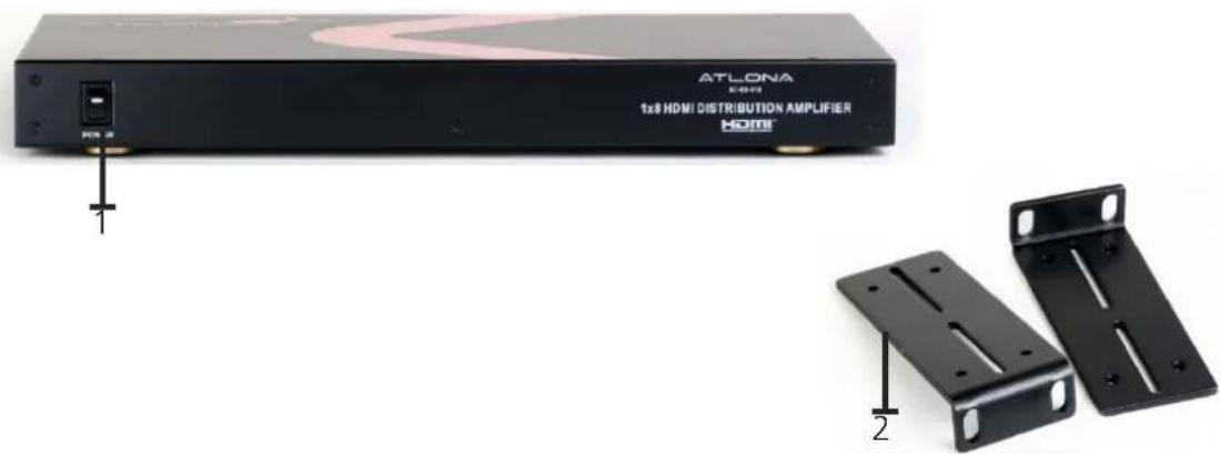 ATLONA 1x8 HDMI DISTRIBUTION AMPLIFIER HOME FX 2 2