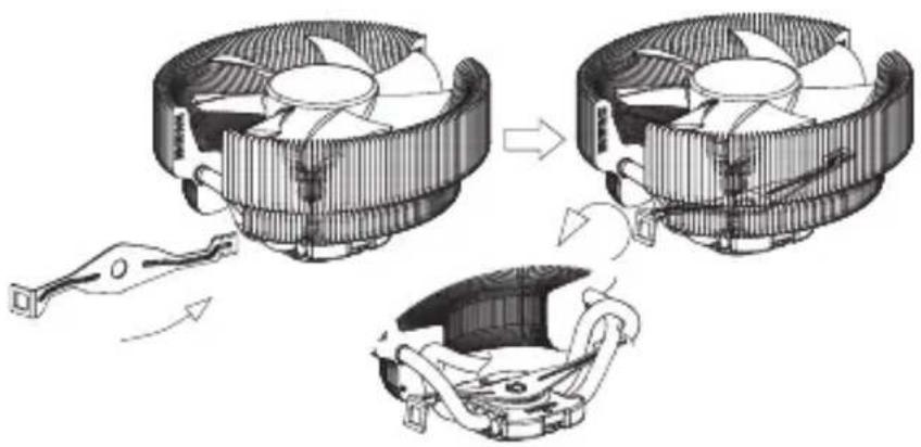 ZALMAN CNPS8700 NT - 2) Clip Installation - 1