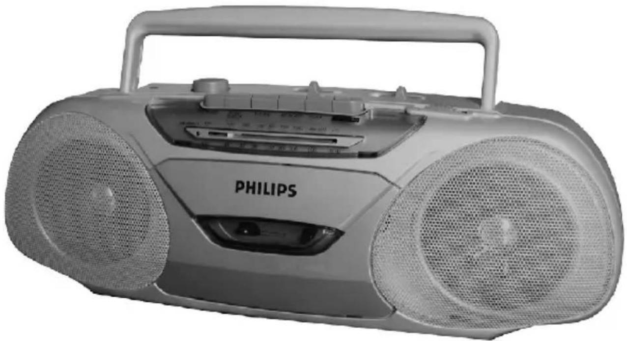 PHILIPS AQ5130 - Stereo Radio Cassette Recorder - 1