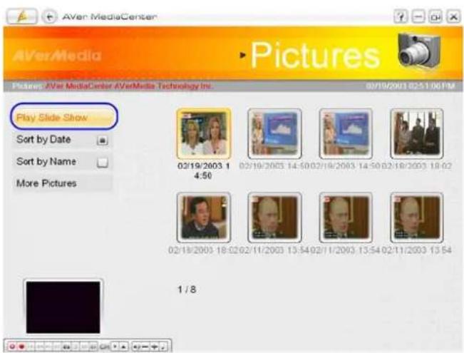 AVerMediaCenter Pictures Policies: AVer MediaCenter AVerMedia Technology Inc. 03/19/2003 02:51:00PM Play Slide Show Sort by Date Sort by Name More Pictures 02/19/2003 1 4:50 02/19/2003 14:50 02/19/2003 14:50 02/18/2003 18:02 02/18/2003 18:02 02/11/2003 13:54 02/11/2003 13:54 1 / 8