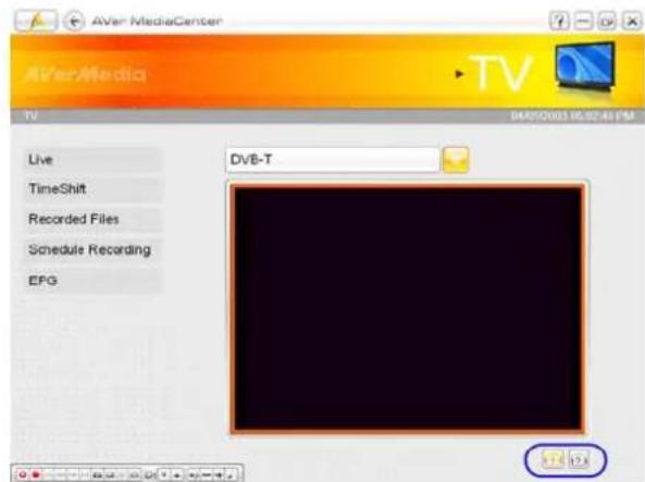 AVer MediaCenter AVerMedia TV DVB-T Live TimeShift Recorded Files Schedule Recording EPG