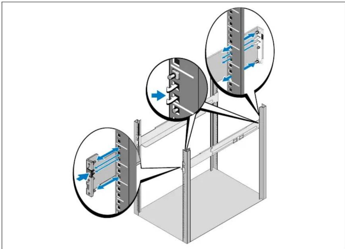 Technical diagram illustrating mechanical assembly with labeled components and directional arrows indicating flow or movement.