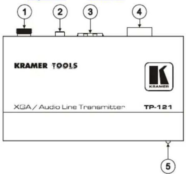 KRAMER TOOLS XGA / Audio Line Transmitter TP-121 KRAMER 5