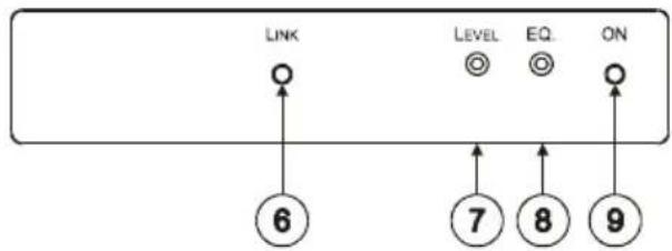 LINK LEVEL EQ. ON 6 7 8 9